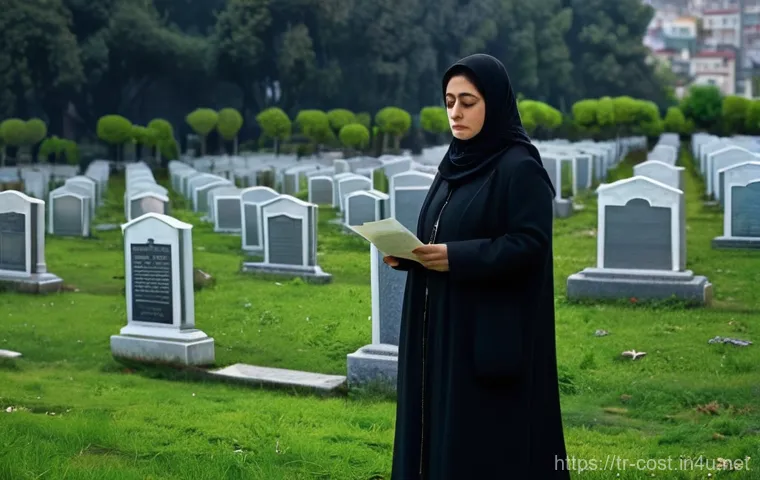 장례식 비용 - **Image Prompt: Istanbul Grave Plot Costs**
    "A somber and dignified scene set in a contemporary ...